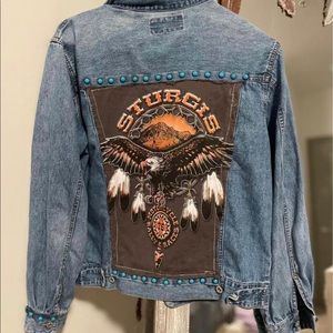 Vintage sturgis jean jacket